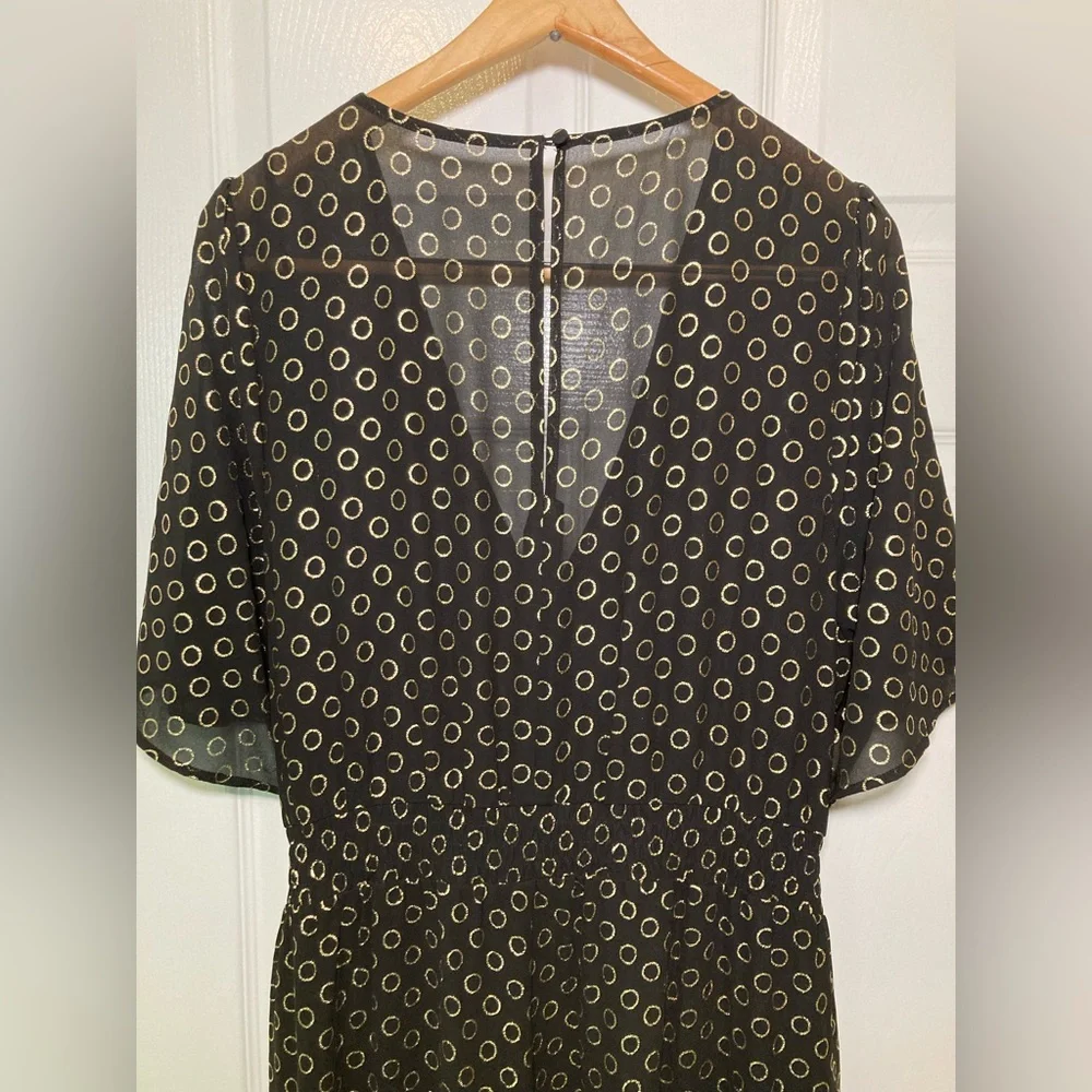 ModCloth Size 1X Luxe at Me Metallic Jumpsuit - Picture 7 of 15